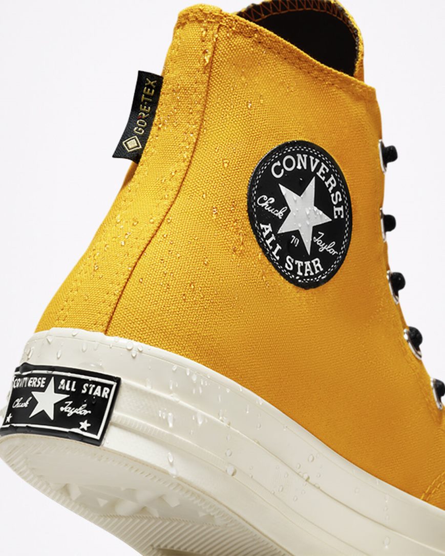 Tenis Converse Engineered Optimism Chuck 70 GORE-TEX Cano Alto Masculino Amarelas Pretas | PT J045107